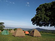 Zelten am Ngorongoro-Krater